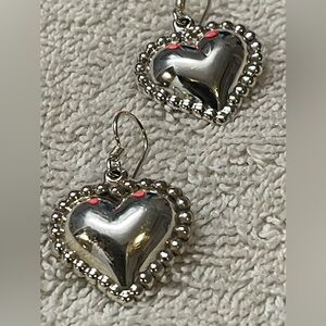 Sterling Silver Heart Earrings